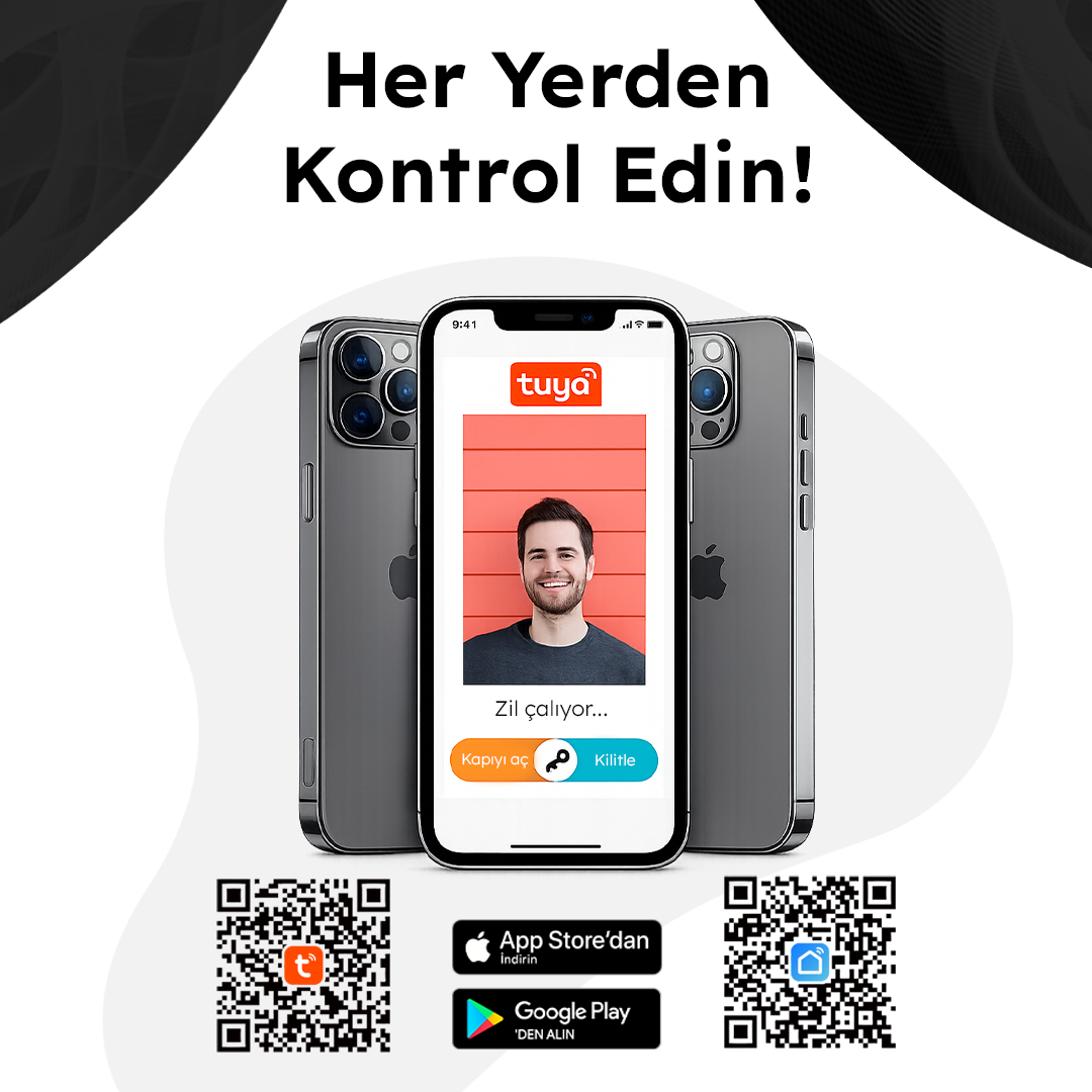 K16 Tuya Destekli Akıllı Kapı Kilidi